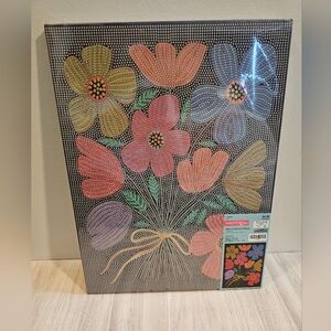 Hobby Lobby Diamond Art with Colorful Flowers